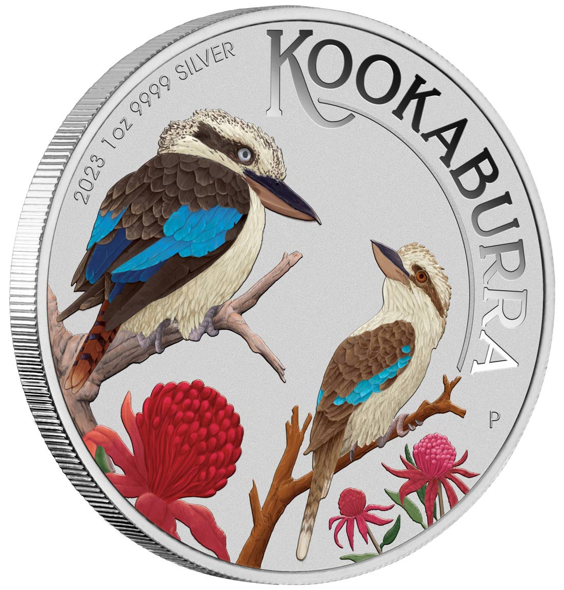 World Money Fair – Coin Show Special Australian Kookaburra 2023 1oz Silver Coloured Coin