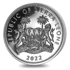 2022 Sierra Leone King Charles 111's Accession .999 Silver Proof Coin