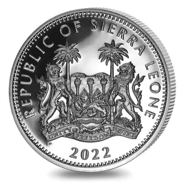 2022 Sierra Leone King Charles 111's Accession .999 Silver Proof Coin