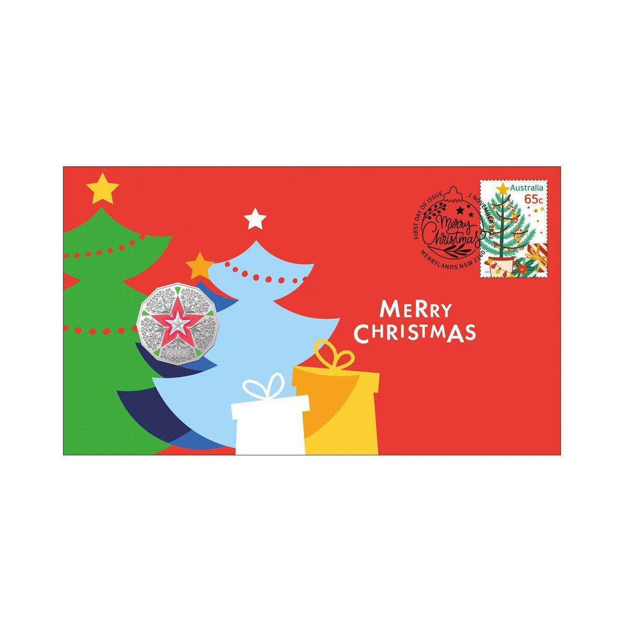 Royal Australian Mint 2023 50c Christmas PNC