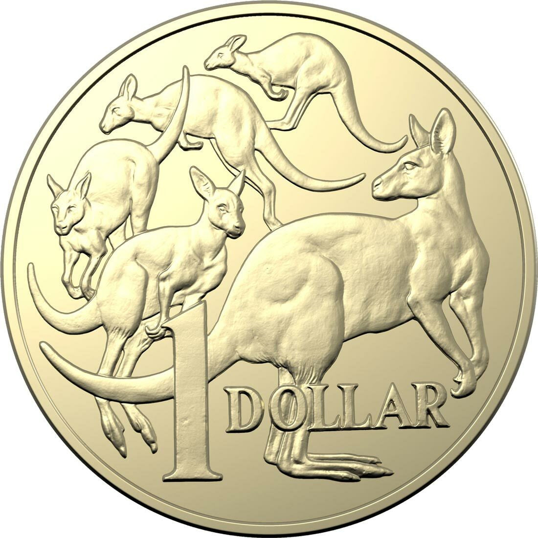 2022 Mob Of Roos $1 Coin - Ex Mint Set