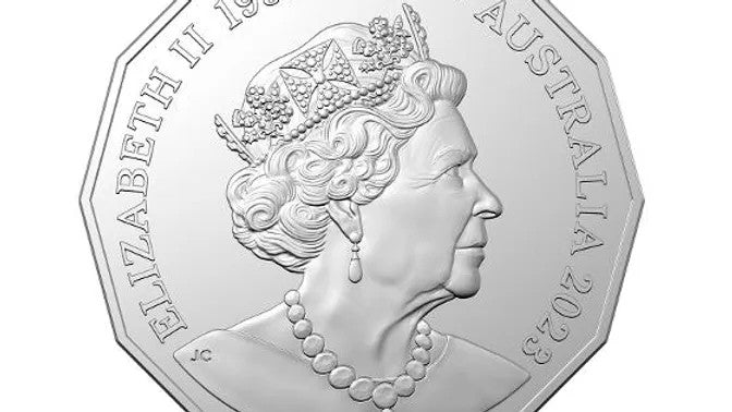 Royal Australian Mint 2023 50c UNC Coin ACDC 50th Anniversary PNC