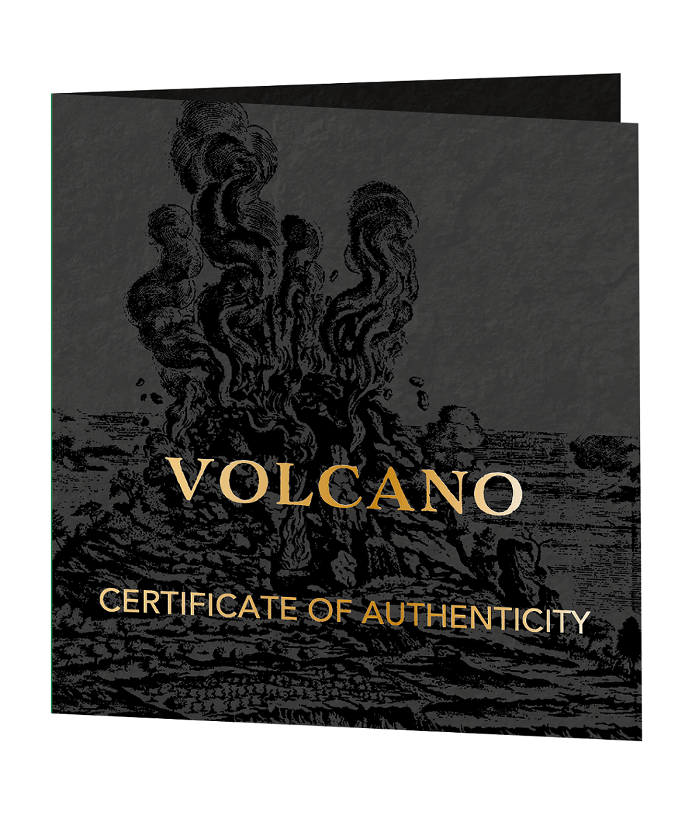 2023 5 oz Vanuatu Volcano .999 Silver 3D coin