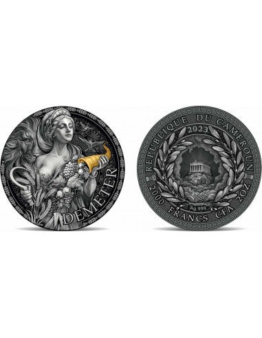 Germania Mint Cameroon 2023 Demeter Silver 2 oz coin