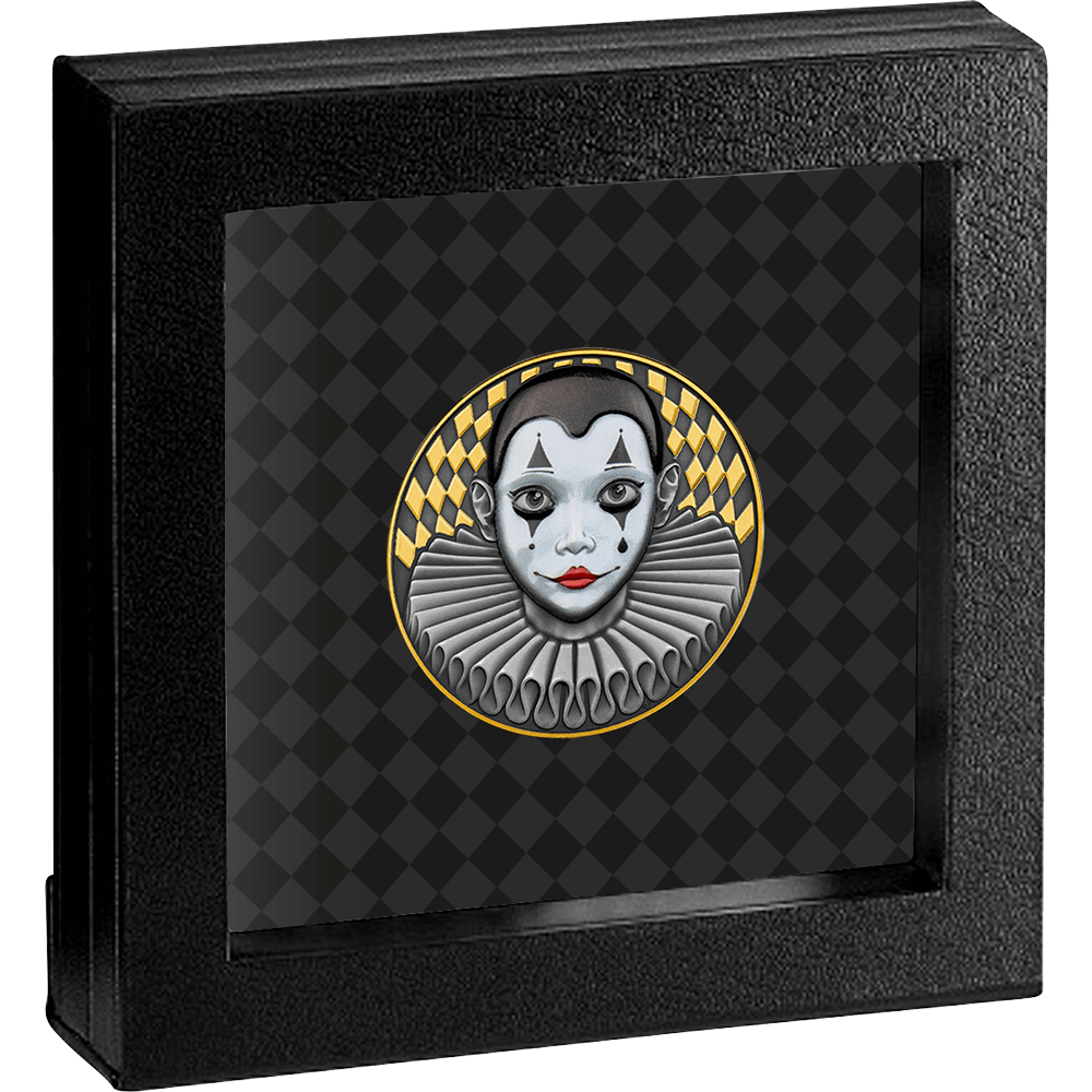 Mint of Poland Pierrot 2 oz Silver Coin $5 Niue 2023