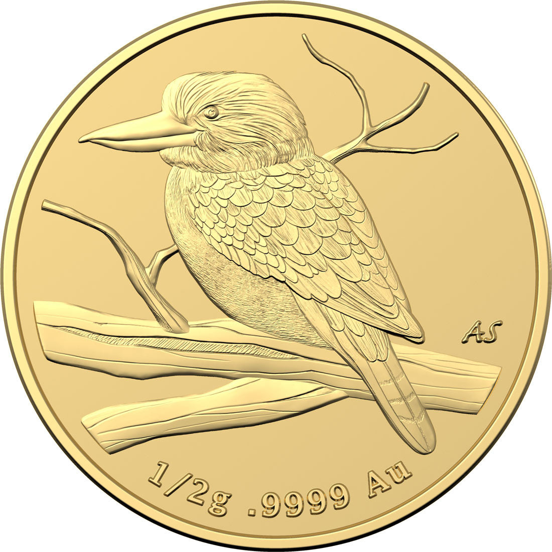 2022 $5 ½ gm Gold Frosted Uncirculated Coin – Mini Kookaburra