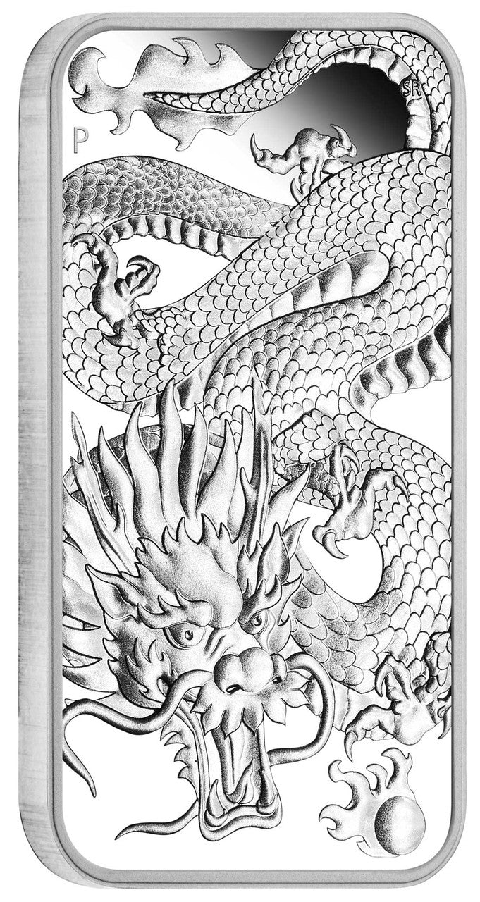 Dragon 2022 1oz Silver Proof Rectangular Coin