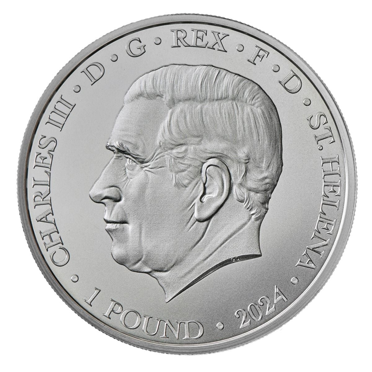 St Helena Faerie Queene Series Una And The Lion 1 Pound 1 oz Silver 2023 Bullion Coin