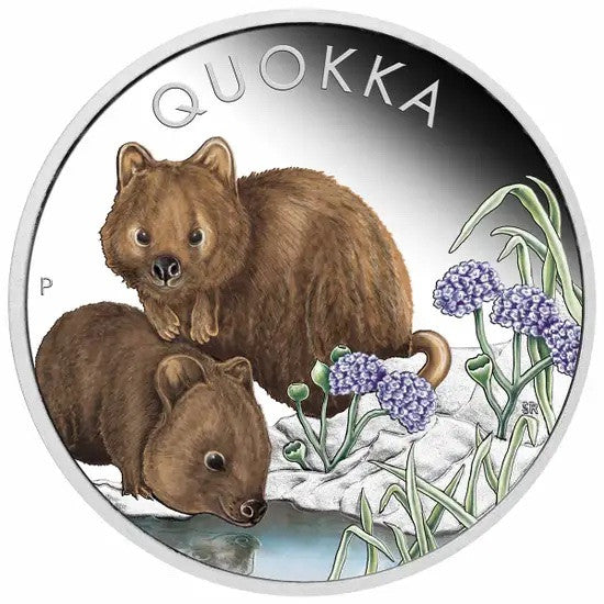 Coin 2023 Quokka 1 oz 99.99% Silver Proof Coloured Coin