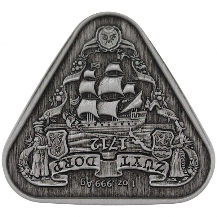 2020 1oz .999 Silver Antiqued BU Coin - Australian Shipwreck