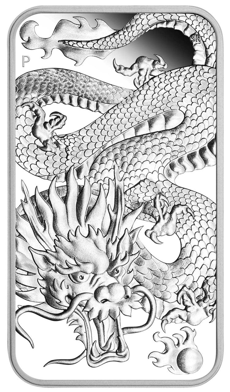 Dragon 2022 1oz Silver Proof Rectangular Coin