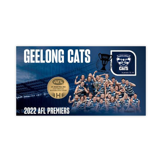 2022 AFL Grand Final (Coin Toss) Medallion Cover – Geelong Cats