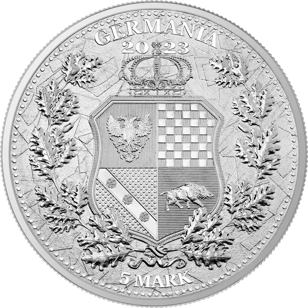 Germania Mint Galia and Germania 2023 Silver 1 oz BU Coin