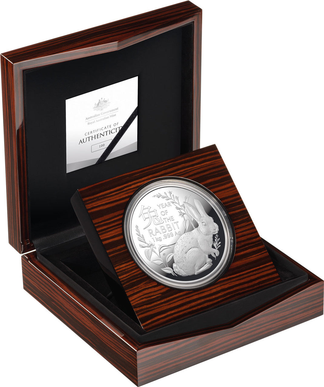 Year of the Rabbit $30 1 kg Silver Proof Coin