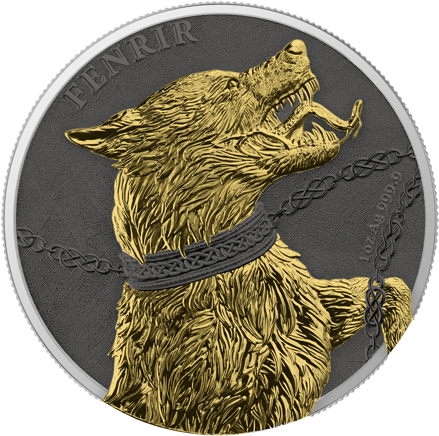 Fenrir Geminus - The Germania Beasts - 2 x 1oz Silver BU Coins