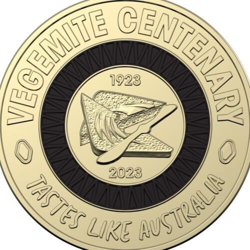 2023 $2 AlBr Coloured UNC Tastes like Australia Vegemite Coin