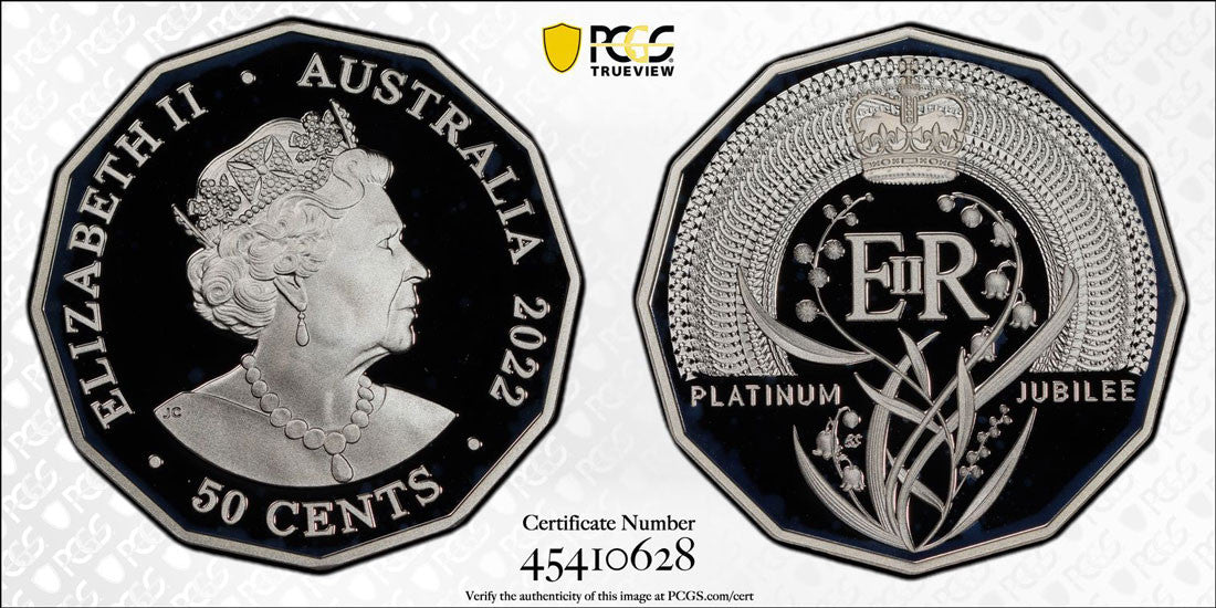 2022 Platinum Jubilee Silver Proof 50C Elizabeth II PCGS PR69 DCAM #3
