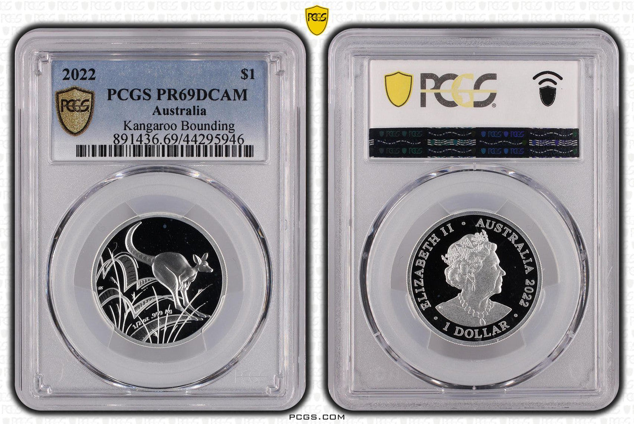 2022 Kangaroo Bounding PCGS PR69DCAM