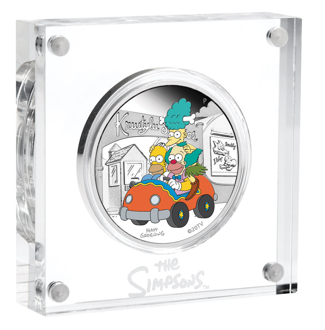 Krusty Lu Studios 2022 1oz Silver Proof Coloured Coin