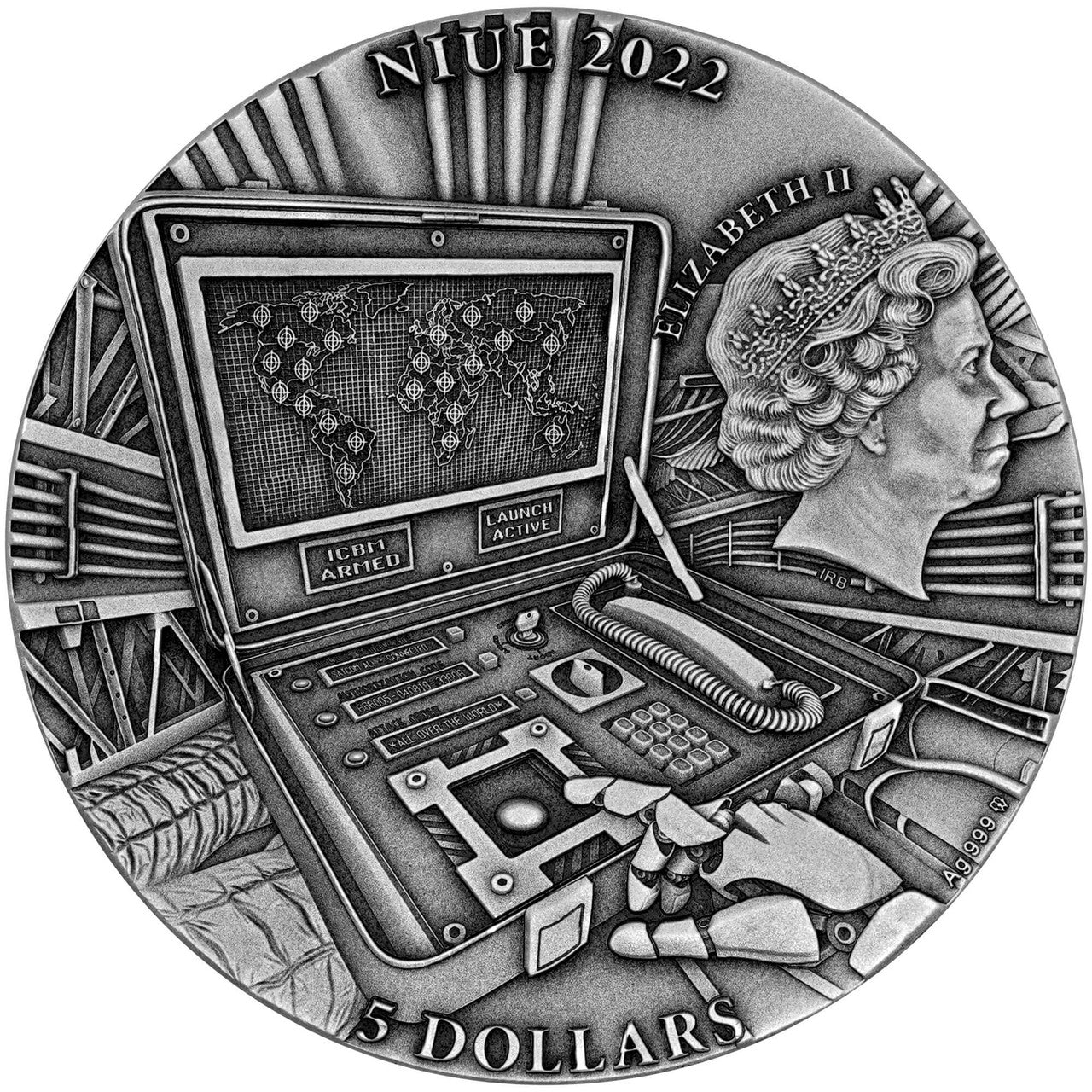 Memory - End of Humanity - 2022 Niue $5 2oz Silver Coin