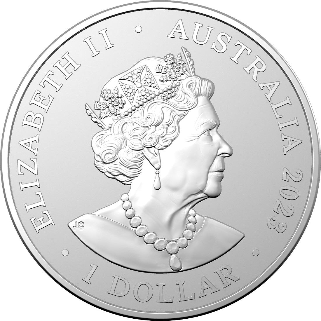 Royal Aust. Mint  AC/DC 2023 $1 Silver Frosted Uncirculated