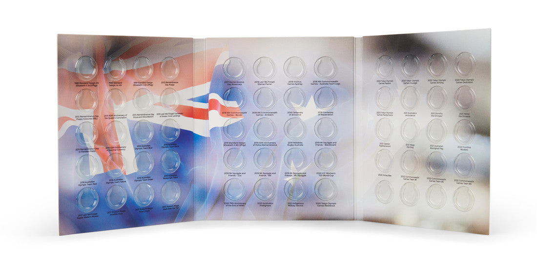 Australian $2 Coin Collection Folder