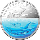 Royal Australian Mint 2023 $5 1oz Silver Proof Coloured Coin – Australian Antarctic Territory – Humpback Whale