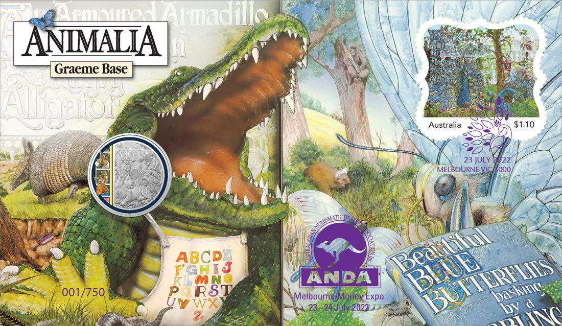 Queen's Platinum Jubilee (Perth Mint), Queen's Platinum Jubilee (RAM) & Animalia - PNC Trio (matching numbers) - 2022 ANDA Melbourne Money Expo