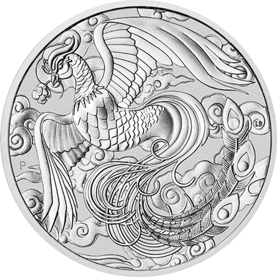 Perth Mint Chinese Myths and Legends - Phoenix 1 oz Silver 2022 Coin
