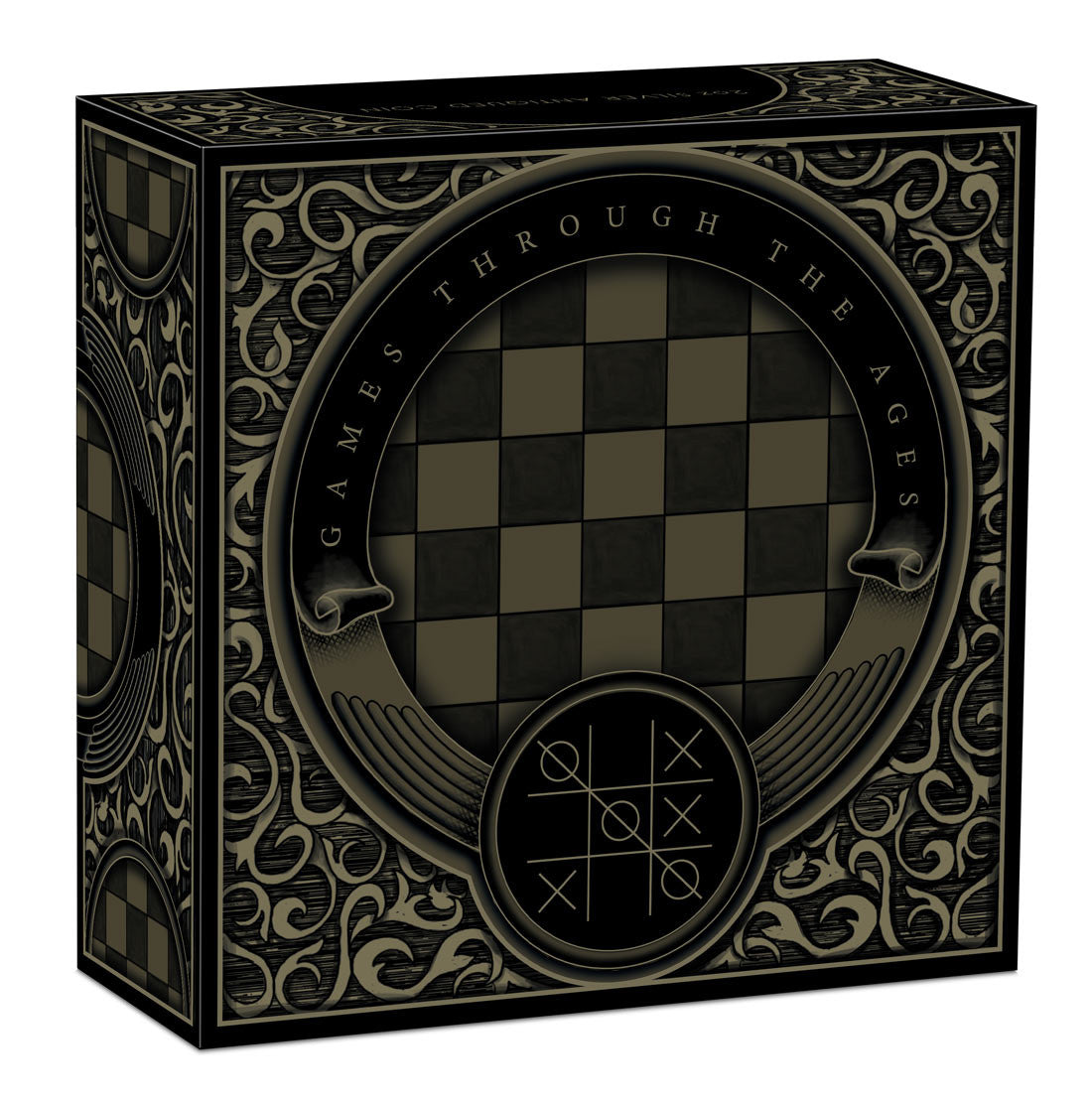 Games Through the Ages 2022 2oz Silver Antiqued