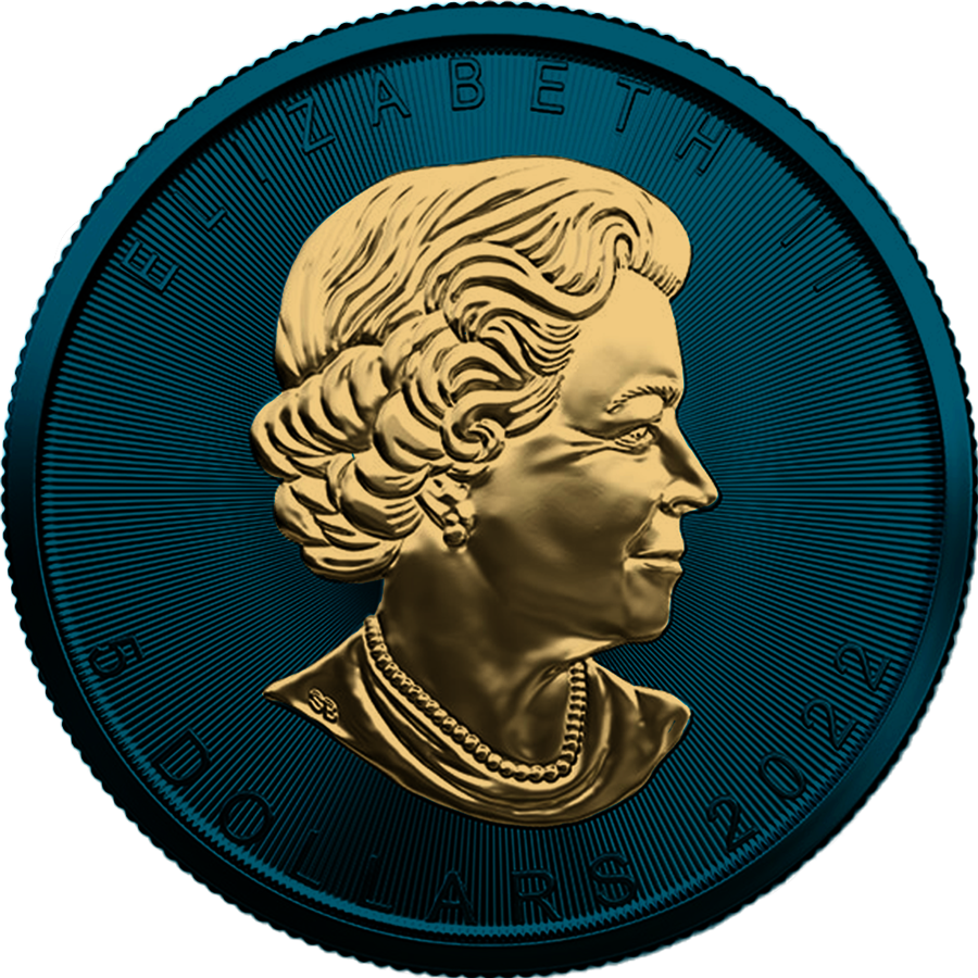 Space Metals III 2022 Maple Leaf 1oz .9999 Silver Bullion