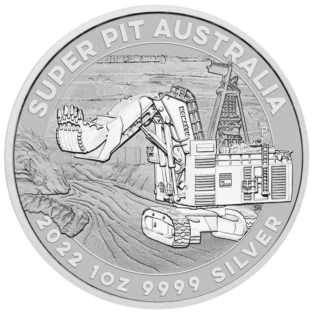 2022 1oz .9999 Silver BU Coin - Super Pit Australia