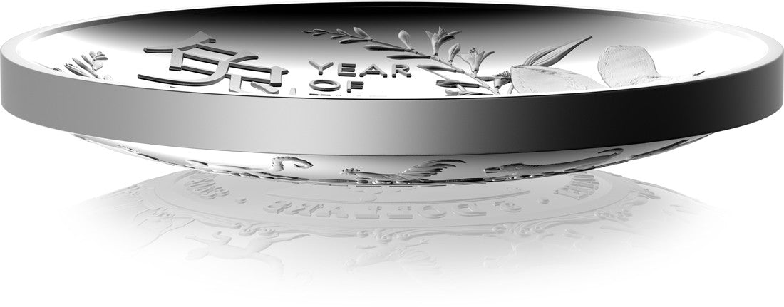 Year of the Rabbit 2023 $5 Domed Silver Proof Coin