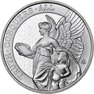 2022 St Helena Queen's Virtues: Truth 1oz .999 Silver BU Coin