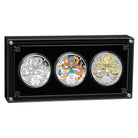 Perth Mint Australian Lunar Series III 2024 Year of the Dragon 1oz Silver Trio