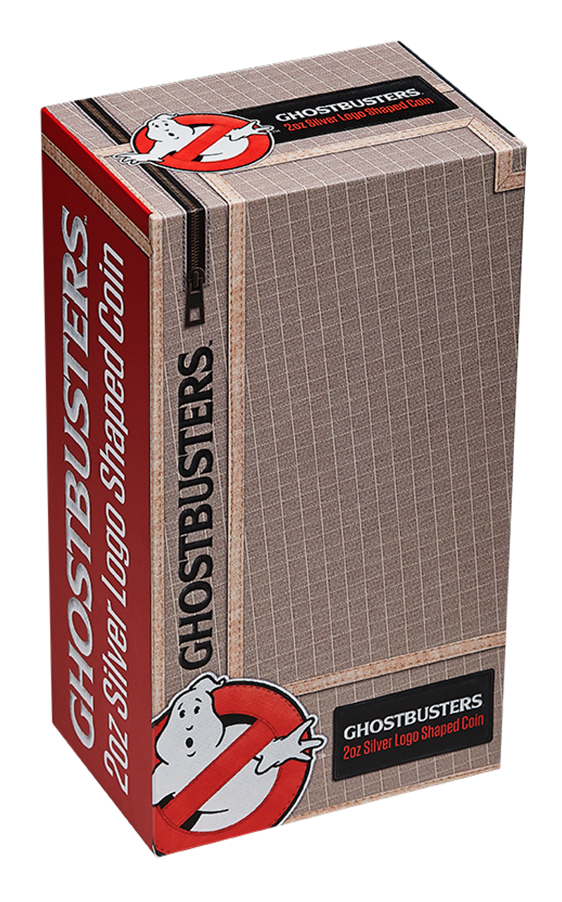 2023 Ghostbusters 2oz Silver Logo Shaped Coin