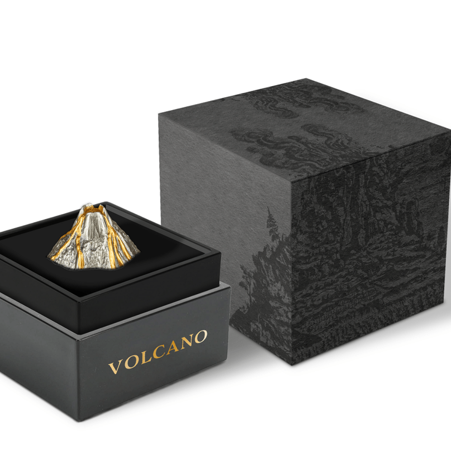 2023 5 oz Vanuatu Volcano .999 Silver 3D coin
