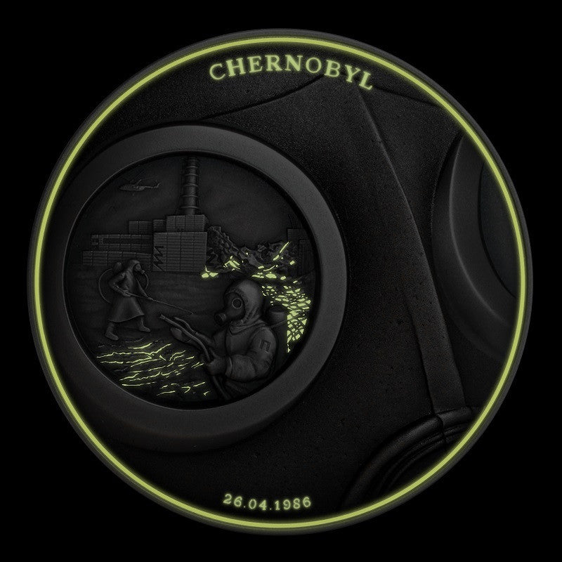 2021 Niue $5 2oz Silver Coin - Human Tragedies - Chernobyl