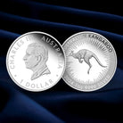 Perth Mint Australian Kangaroo King Charles III Obverse First Issue 2024 1 oz Silver Proof Coin