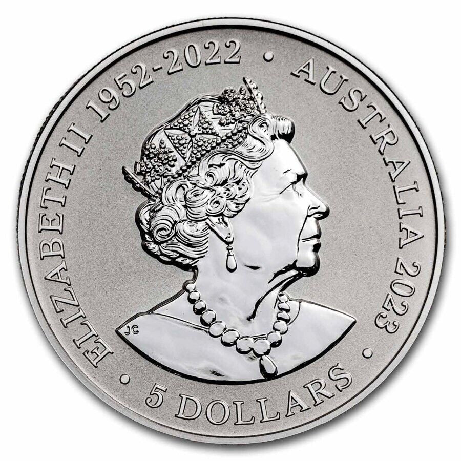 Royal Australian Mint 2023 $5 Rough-Toothed Dolphin 1 oz Silver High Relief Coin