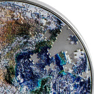 2022 1oz Chad Earth Puzzle .999 Silver Coloured Antiqued