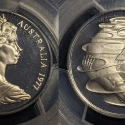 1977 Australian 20c PCGS PR68DCAM Proof Coin