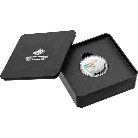 Royal Australian Mint The Twelve Apostles 2023 $5 Curved Colour 1oz Silver Proof Coin