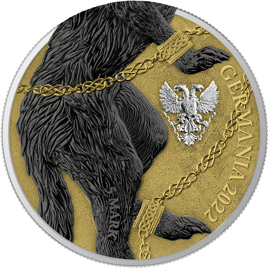 Fenrir Geminus - The Germania Beasts - 2 x 1oz Silver BU Coins