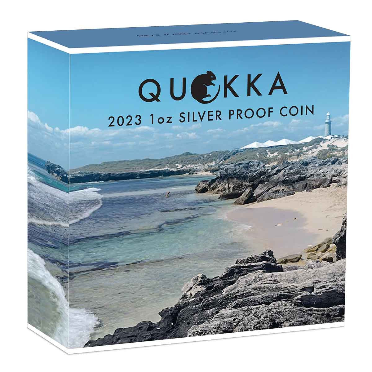 Coin 2023 Quokka 1 oz 99.99% Silver Proof Coloured Coin
