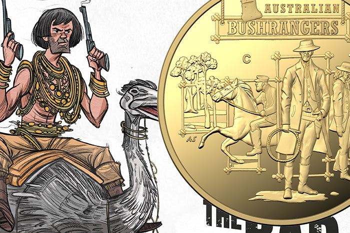 Australia's Wild Colonial Bushrangers - $10 Au Proof ‘C’