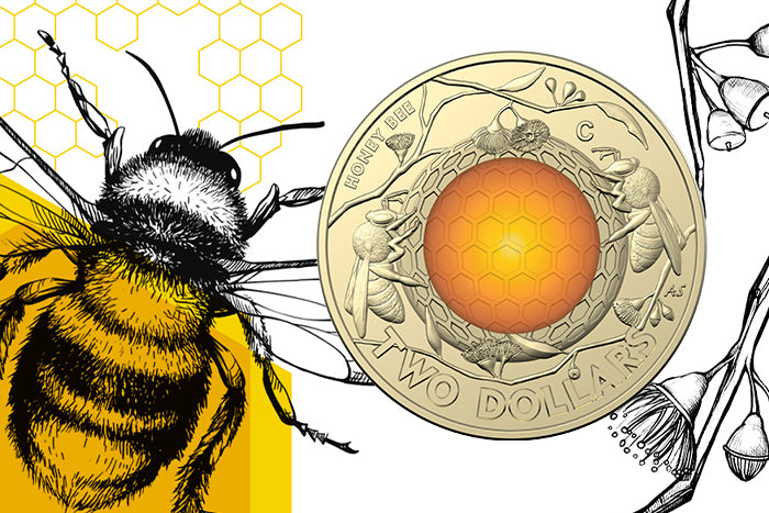 Australian Honey Bee $2 Coin