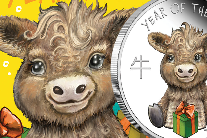 2021 1/2oz Silver Proof Coin - Baby Ox