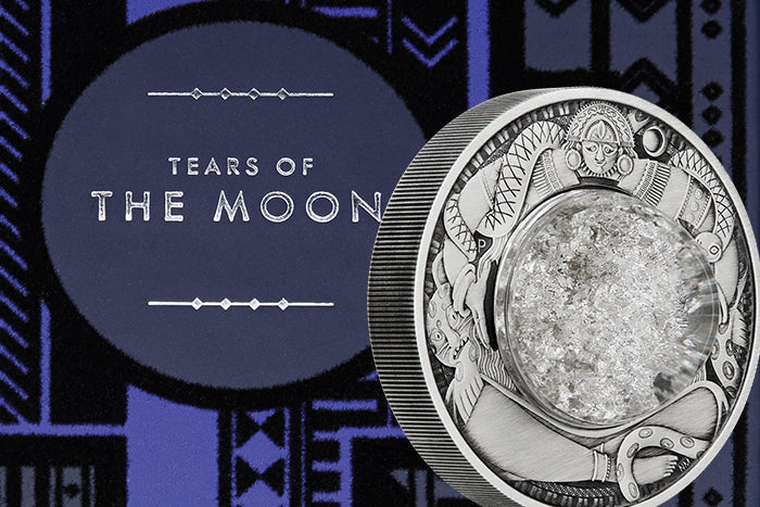 2021 2oz Silver Antiqued Coin - Tears of the Moon