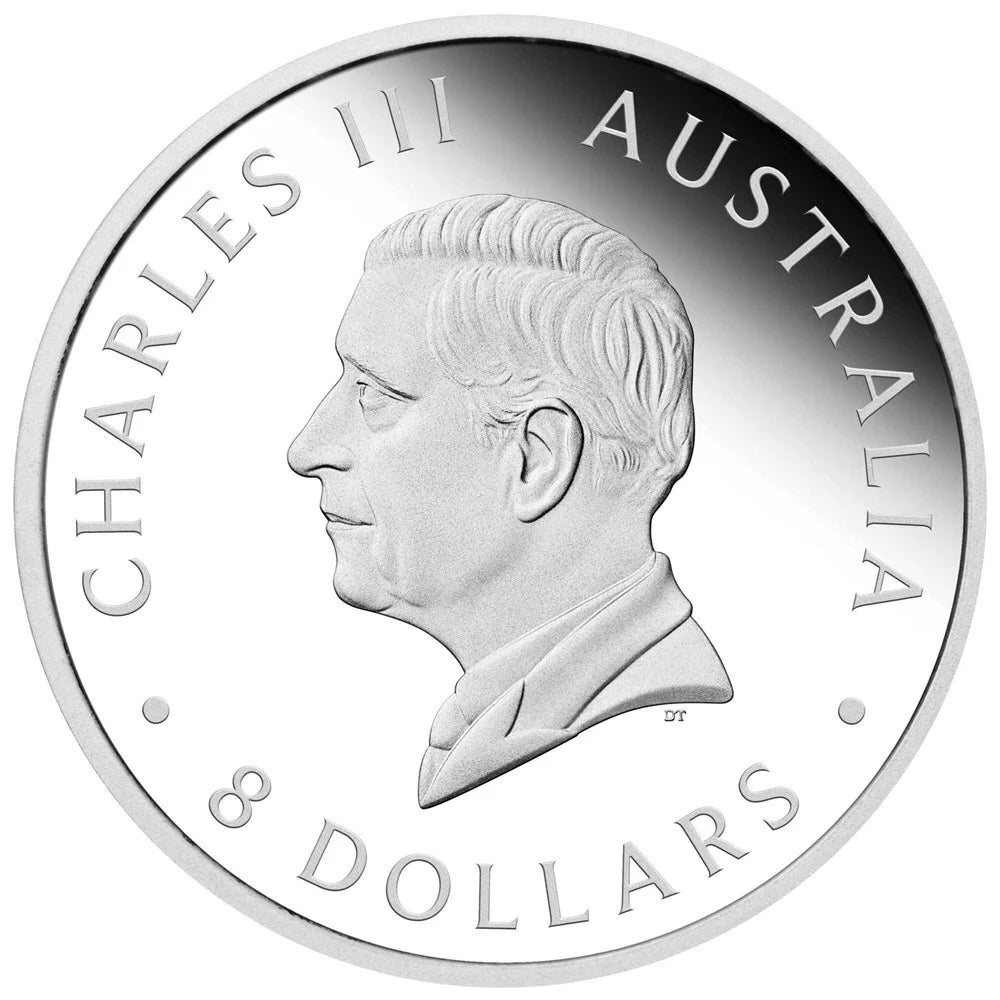 Perth Mint 2024 Australian Kookaburra 5 oz Silver Proof High